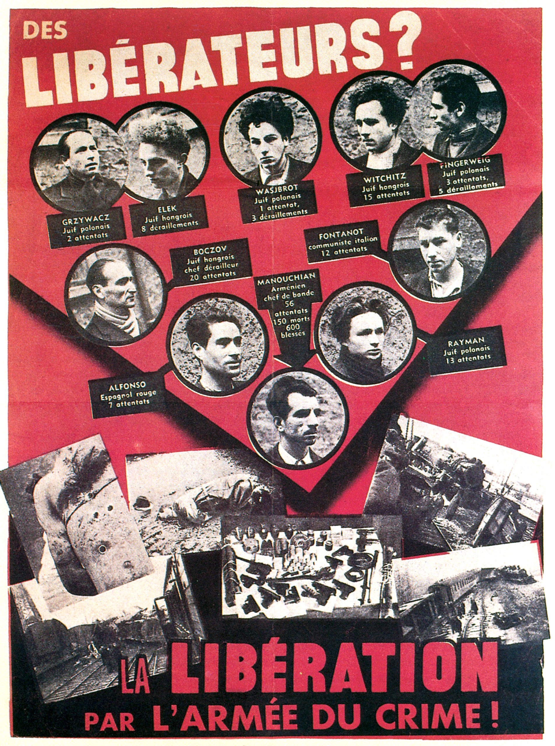 Cérémonie : 80 ans de l’Affiche rouge – hommage à Marcel Rajman, Olga Bancic et aux résistants étrangers